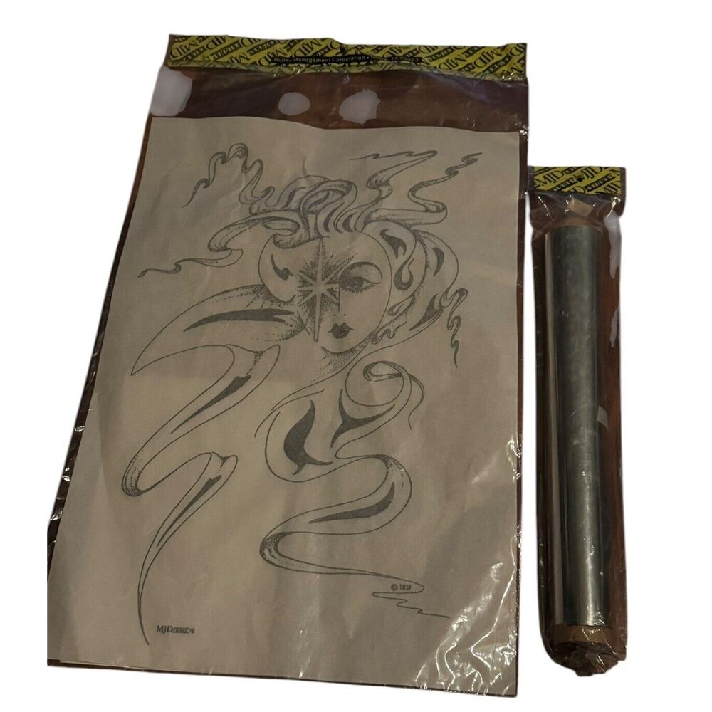 Iron On + Foil Roll MJD Designs VTG Fashion Foiling Celestial Retro Jem Girl